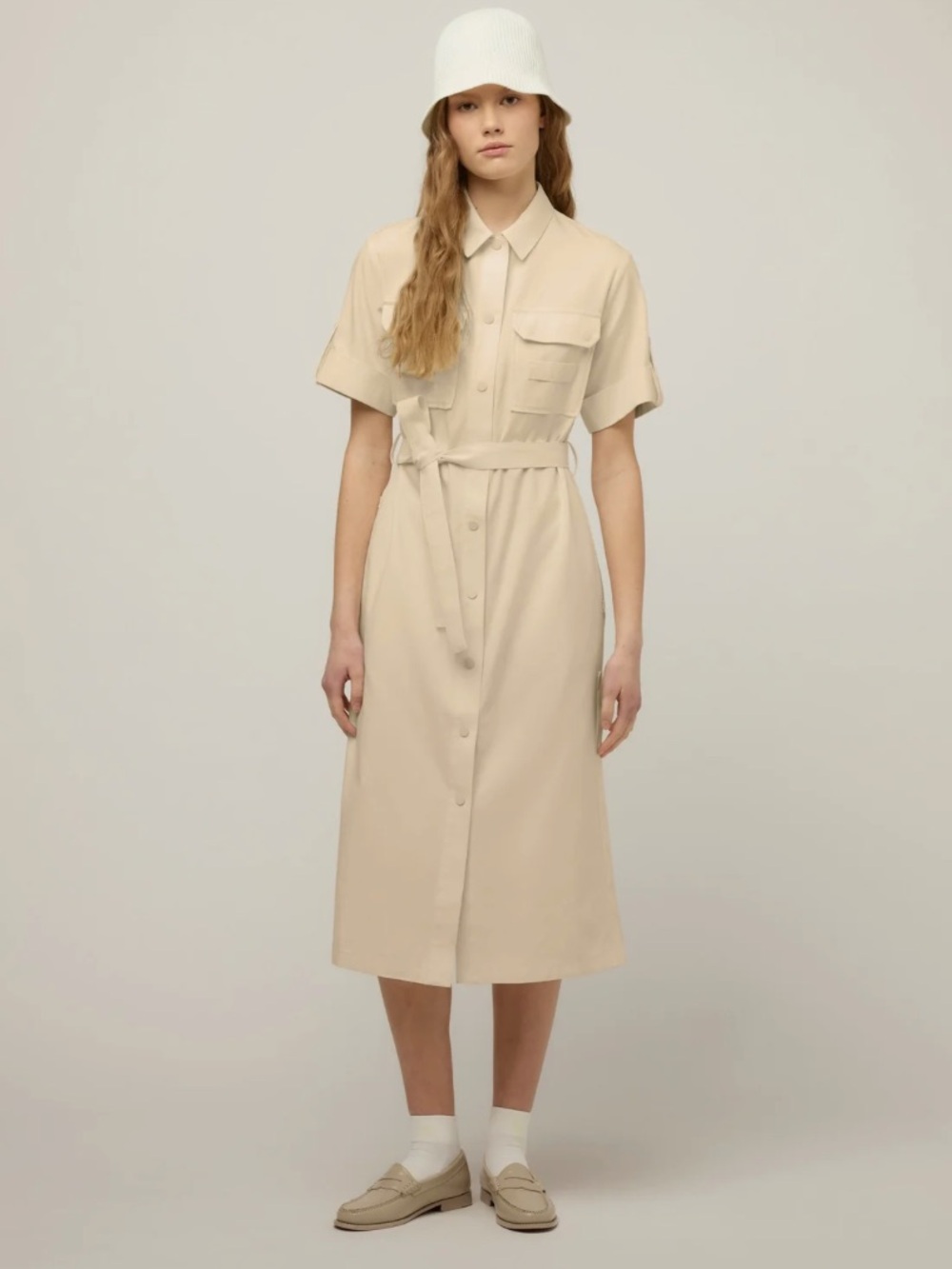 Tilley - Tencel Cotton Safari Midi Dress